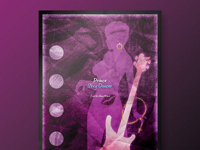 Prince 'Lyric Typography' | Illustration Project flat font funk graphics illustration music prince retro song style typography