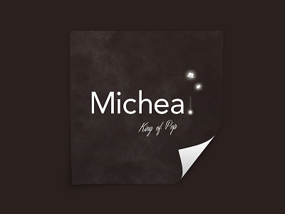 Michael 'King of Pop' | Typographical Poster graphics illustration legacy michaeljackson minimal music pop simple songs tribute type