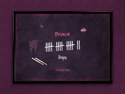 Prince '17 Days' | Illustration Project 80s funk graphics illustrations minimal music prince record simple song track typography