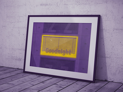 Goodnight | Typographical Poster