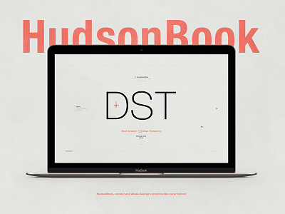 HudsonBook | Typographical Project​​​​​