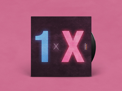 One Kiss - Calvin Harris & Dua Lipa | Vinyl Sleeve dance graphics house minimal packaging record simple sleeve type vinyl