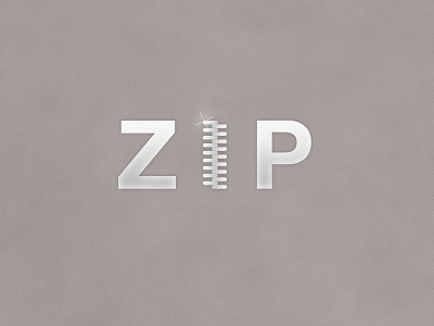 Zip | Typographical Poster