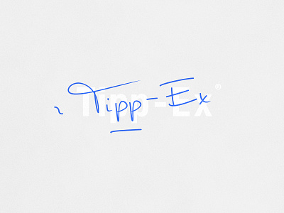 Tipp-Ex | Typographical Poster