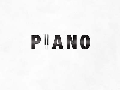 Piano | Typographical Poster