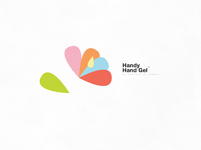 Handy Hand Gel | Logo Design branding gel graphics hand logo minimal product simple typography