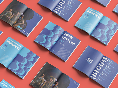 Season Brochure Spreads layout print design print book