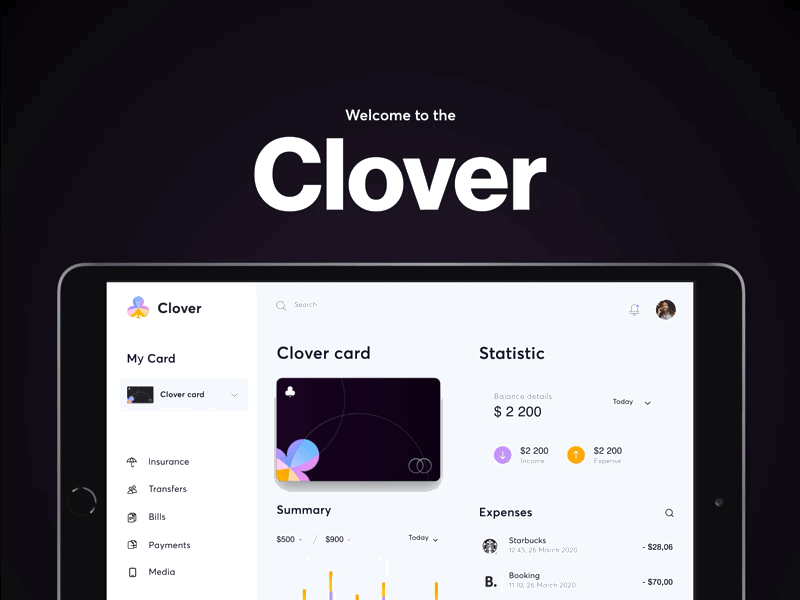 Web app clover dashboard