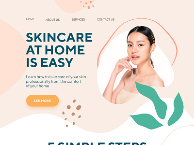 Site for a skin care company.