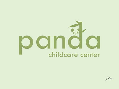Daily Logo Challenge 3 : Logo featuring a panda childcarecenter dailychallenge dailydesignchallenge dailylogo dailylogochallenge design designchallenge logo logochallenge panda panda logo
