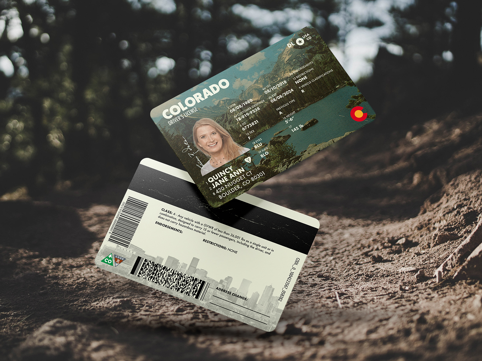 Download Colorado Drivers License By Nearby Studio On Dribbble