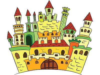 cartoon castle