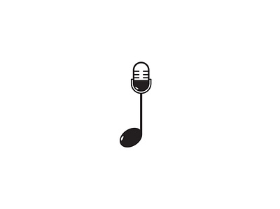 Note Podcast Logo design flat icon illustration logo logodesign minimalist logo music music art note podcast podcast logo vector