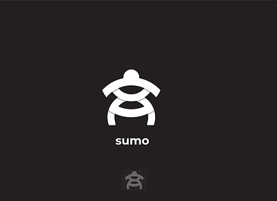 Sumo Logo design flat geometric design goldenratio icon illustration logo logodesign minimalist logo sumo vector