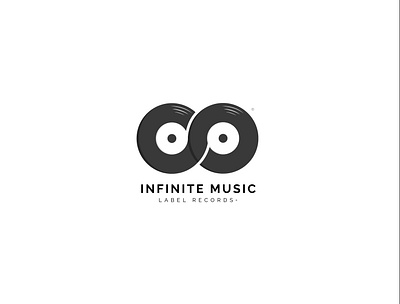 Infinite Music Logo brand brand design brand identity branding design flat icon illustration logo logodesign logoforsale logopremade minimalist logo music musiclogo note vector