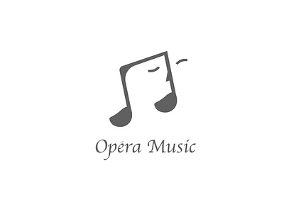 Opera Music Logo Design branding branding design corporate design flat icon illustration logo logodesign minimalist logo music opera vector