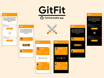 GitFit android android app development app ui ux vector