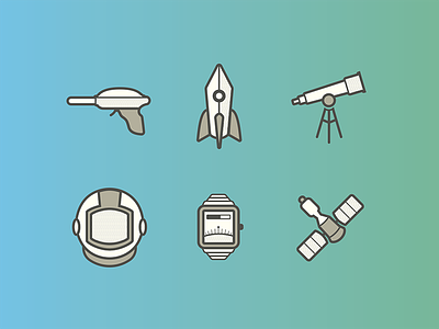 Space Cadet Icon Set design dockyard icon pack space space cadet tools of the trade