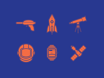 Space Cadet Icons (alt. version) alternative version design dockyard icon set icons