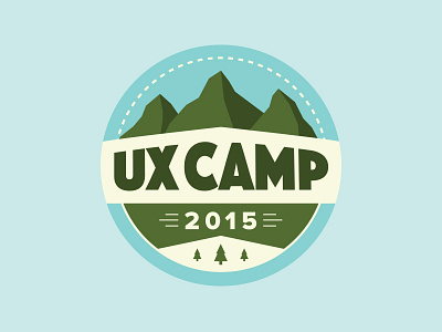 UX Camp Patch badge camp design event experience patch site user ux