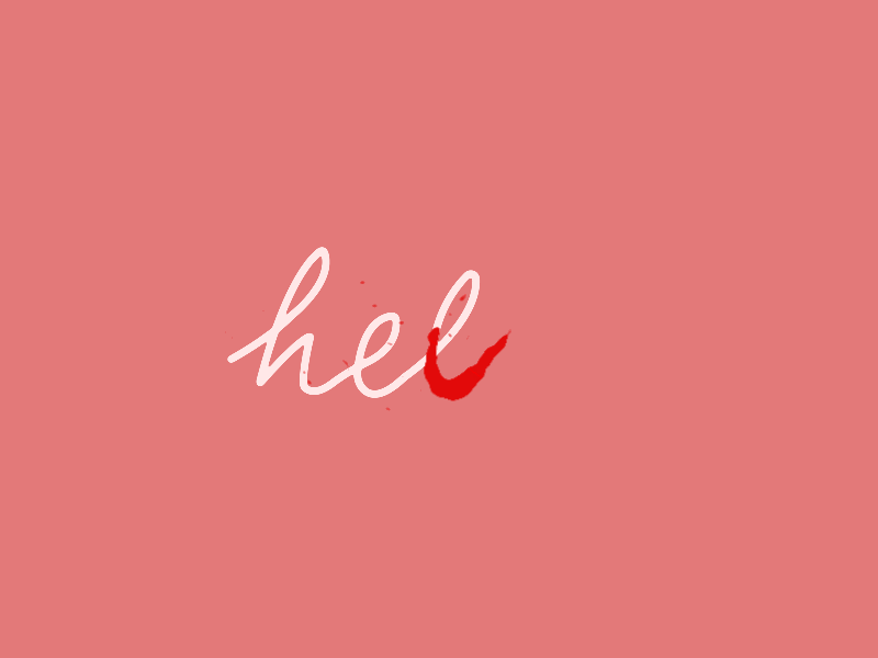 Hello after effects animation design draw gif hello lettering motion stroke type