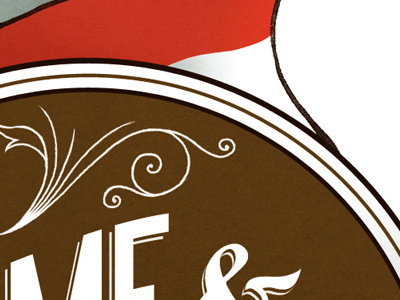 Badge badge color digital illustration logo ribbon text