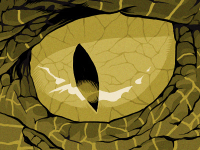 Raptor Eye color digital dinosaur eye raptor