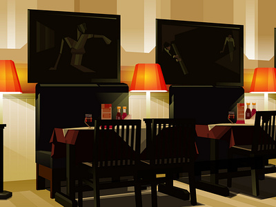 Boncafe tables 051420 adobe adobeillustrator art boncafe booking design dribbble illutrator instagram vector