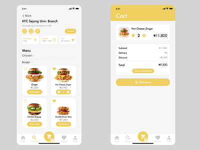 Delivery App UI Design