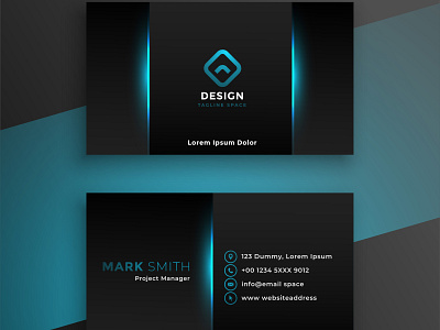 professorial Business card design