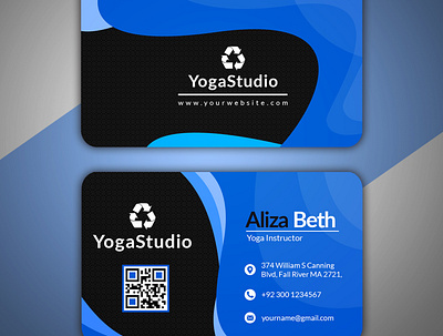 Business card design black blue business card creative design flyer graphic green landscape logo magagine modern modern design official print ready professional simple standard web white