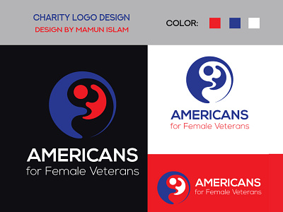 Americans Logo | Logo Design | female veterans