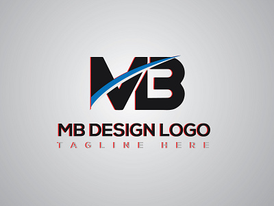 MB Logo Design 3d animation branding graphic design logo motion graphics