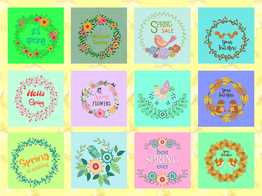 Spring Logo Design designs, themes, templates and downloadable graphic ...