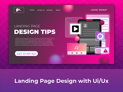 Landing Page Design | ui ux | Landing page 2022 branding landing page landing page 2022 landing page design ui ux