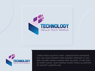 Modern Logo Design | Technology Logo animation branding business design illustration logo modern logo technology logo typography ui ux vector