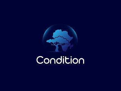 Condition Logo Design | Tree Logo Design | Tree tech logo