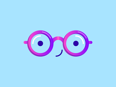 Glasses Cartoon Logo | Glasses Logo | Modern Glasses