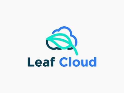 Leaf Cloud Logo | Cloud Logo 2023 | Modern Logo Design