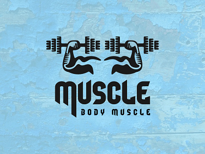 Body Muscle Logo | Muscle Logo | Modern Muscle Logo