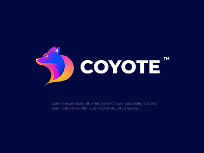 Coyote Logo Design | Brand Logo | Modern Logo Design