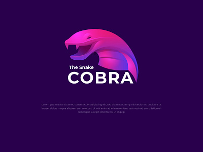 The Sanke Cobra Logo Design | Modern Logo | Colorful Logo Design