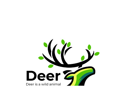 Deer Logo Design | Modern Logo Design | Color Logo animation branding business deer logo design graphic design illustration logo modern deer modern deer logo new deer logo new logo 2023 ui ux vector