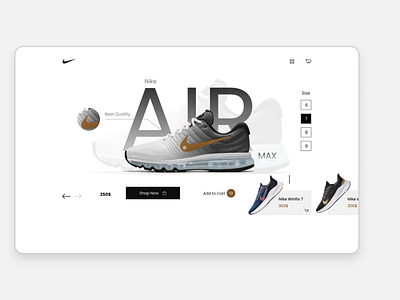 Shoe Product Page UI