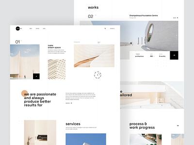 Architecture Website Concept