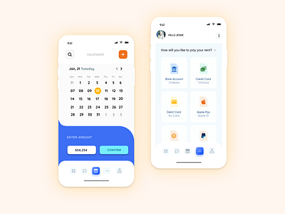 Bank Payment Management  App Design