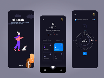 Smart Home Control App Design