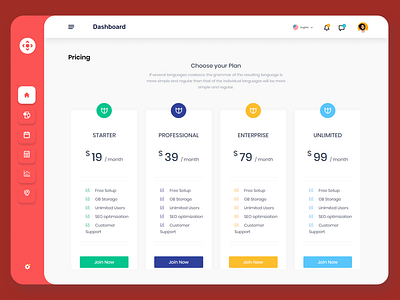 Pricing Dashboard