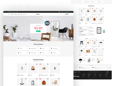 Shop Landing Page Design || Fully Responsive design landing page redesign responsive shop shopify uiux web webdesign