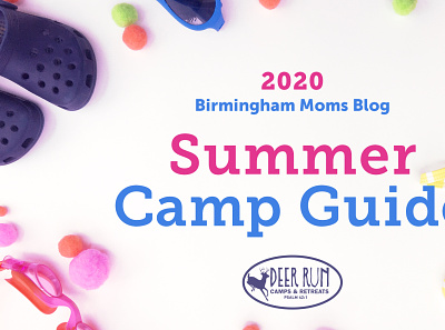 Birmingham Moms Blog Summer Camp Graphic 2020 blog crocs goggles guide summer summer camp